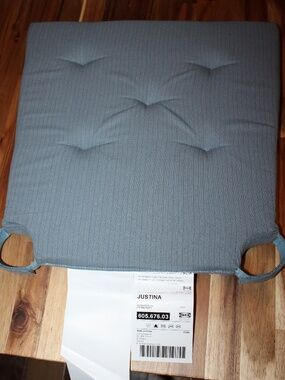 IKEA Justina gray-blue cushions